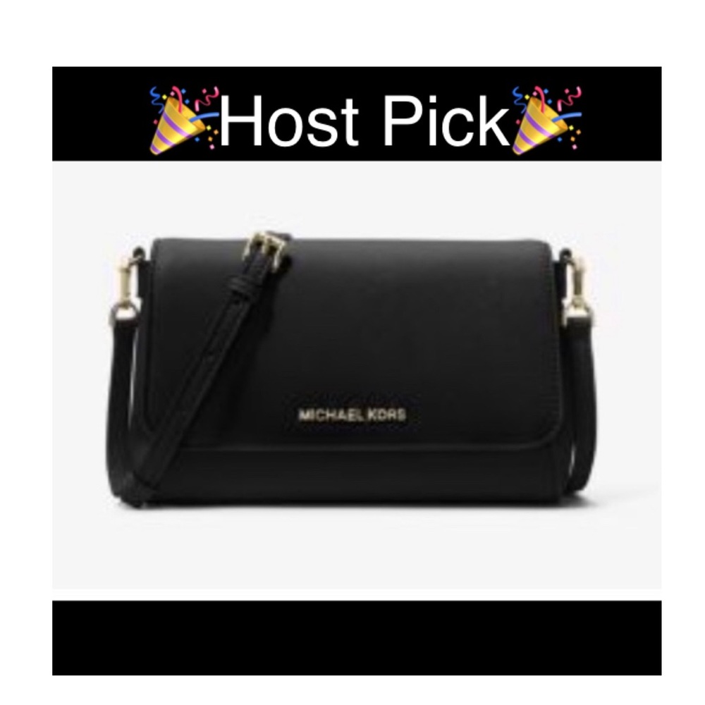 Michael Kors Saffiano Leather Crossbody Bag